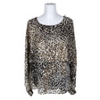 Unisex DKNY - Lühikeste käistega pluus, suurus 40 - Pruun ()