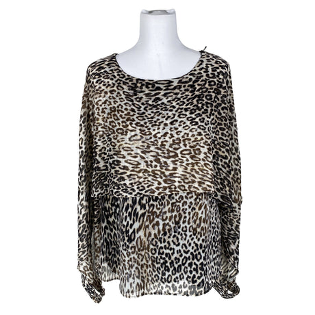 Unisex DKNY - Lühikeste käistega pluus, suurus 40 - Pruun ()