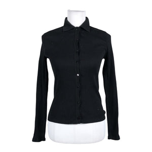 Unisex Massimo Dutti - Trikotaažist pluus, suurus 36 - Must (1)