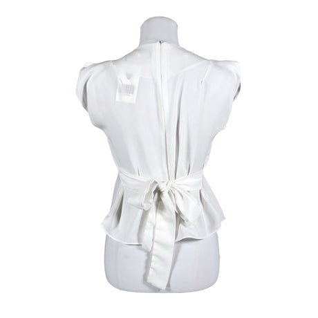 Unisex Sanne Alexandra - Lühikeste käistega pluus, suurus 36 - Valge (2)