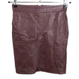 Unisex Selected - Nahkseelik, suurus 34 - Veinipunane ()