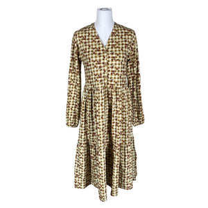 Unisex Mainio - Trikotaažist kleit, suurus 34 - Beige (1)