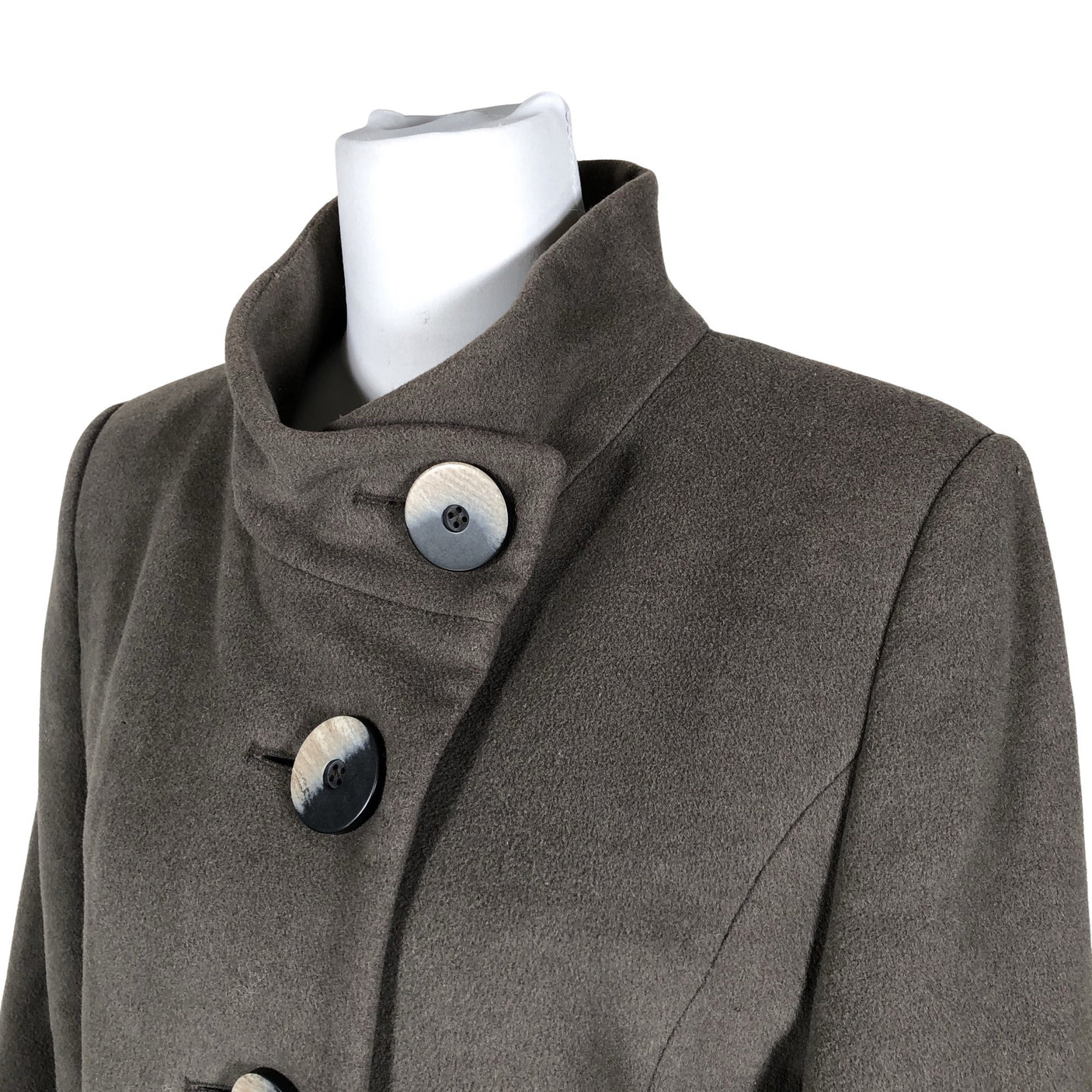 Unisex Erich Fend - Villane mantel, suurus 38 - Pruun (3)