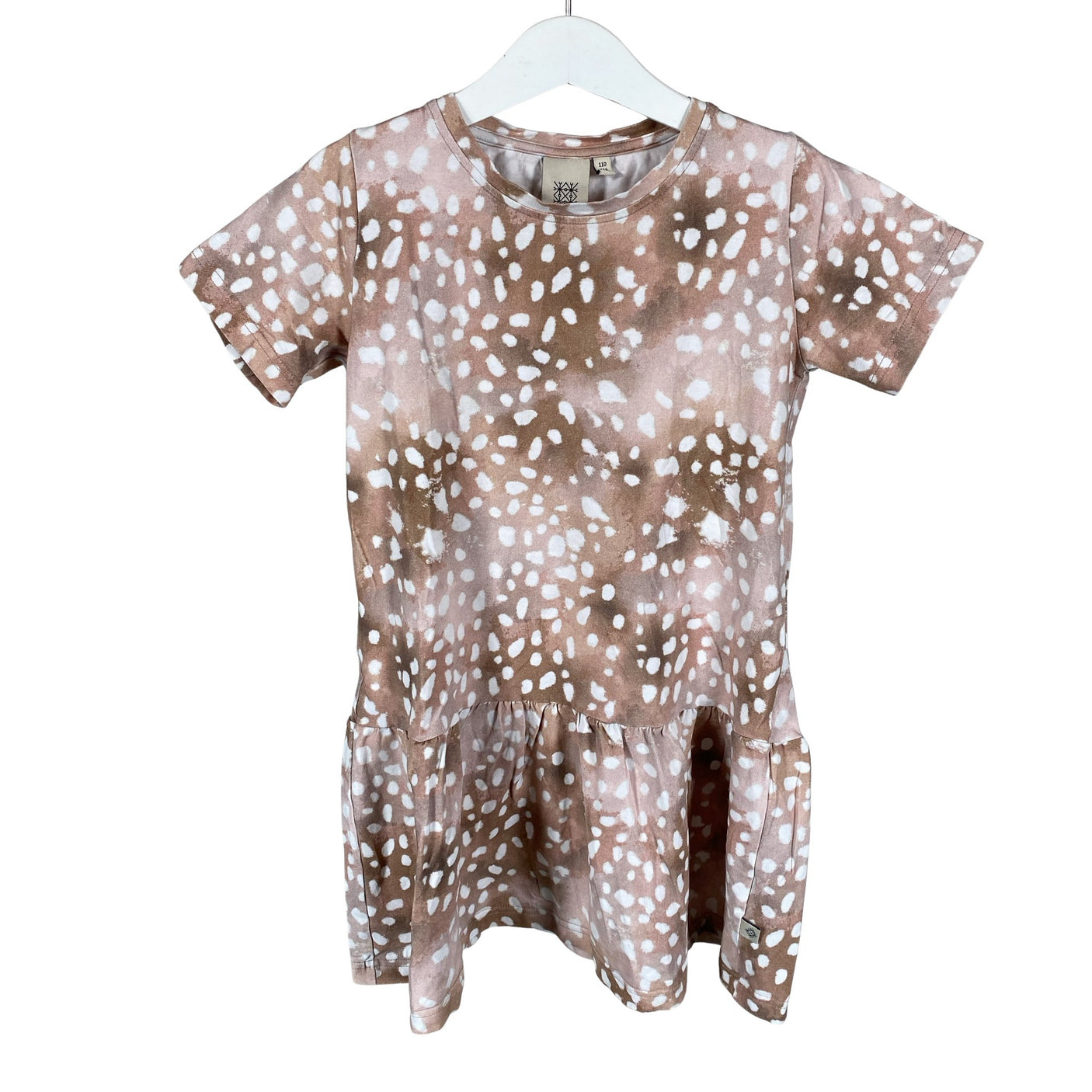 Unisex Kaiko - Trikotaažist kleit, suurus 110 - 116 - Beige (1)