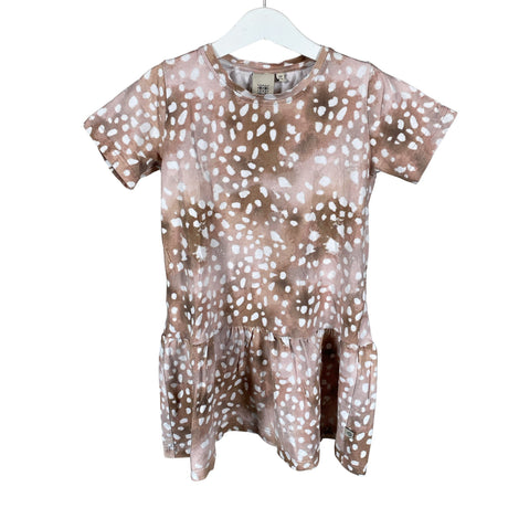 Unisex Kaiko - Trikotaažist kleit, suurus 110 - 116 - Beige ()