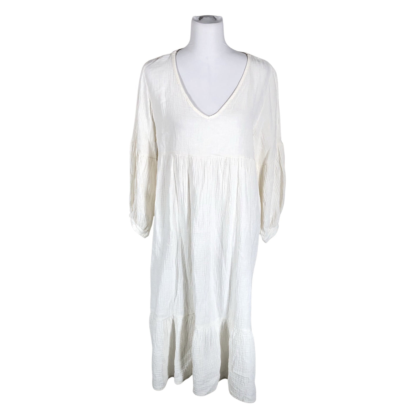 Unisex Bohemiana - Mitteveniv kleit, suurus 40 - Valge (1)