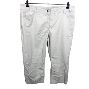 Unisex Voglia - Mittevenivad poolpikad püksid, suurus 46 - Beige (1)