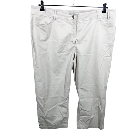Unisex Voglia - Mittevenivad poolpikad püksid, suurus 46 - Beige ()
