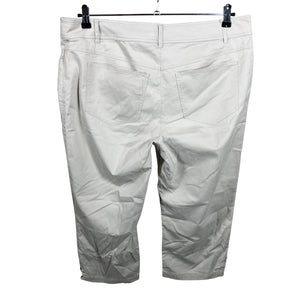 Unisex Voglia - Mittevenivad poolpikad püksid, suurus 46 - Beige (2)