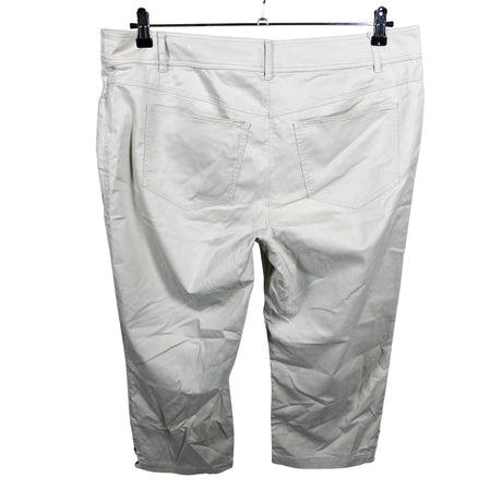 Unisex Voglia - Mittevenivad poolpikad püksid, suurus 46 - Beige (2)
