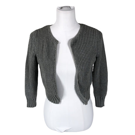 Unisex Massimo Dutti - Kootud boolero, suurus 36 - Hall ()