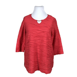 Unisex Ulla Popken - Trikotaažist tuunika, suurus 44 - Roosa (1)