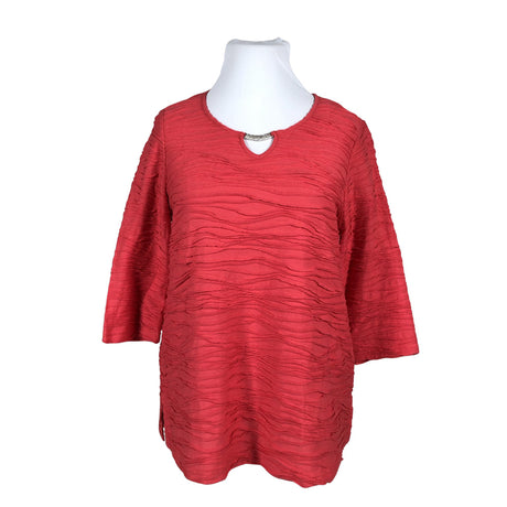 Unisex Ulla Popken - Trikotaažist tuunika, suurus 44 - Roosa ()