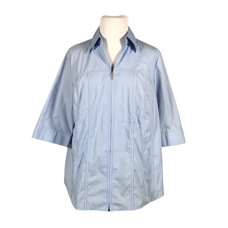 Unisex Ulla Popken - Triiksärk, suurus 48 - Sinine ()