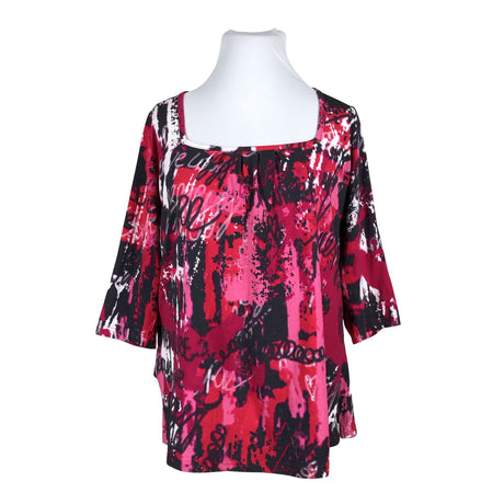 Unisex Ulla Popken - Trikotaažist pluus, suurus 42 - Roosa ()