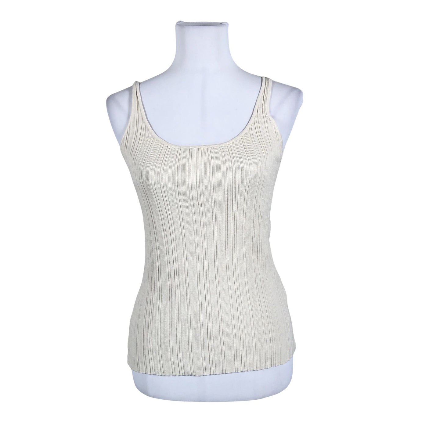 Unisex Rosemunde - Trikotaažist topp, suurus 40 - Beige (1)