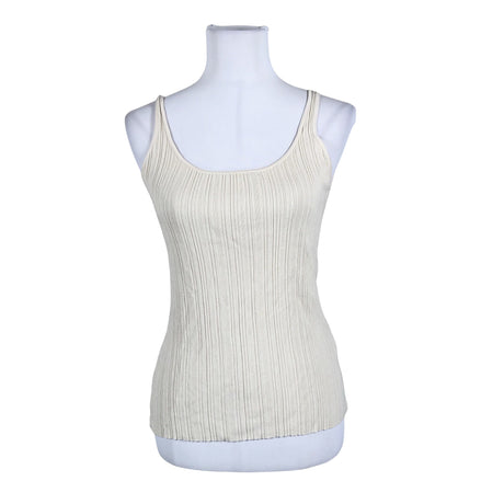 Unisex Rosemunde - Trikotaažist topp, suurus 40 - Beige ()