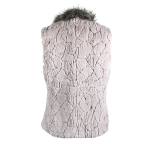 Unisex Gerry Weber - Kunstkarusnahast vest, suurus 38 - Beige (2)