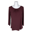Unisex Esprit - Trikotaažist pluus, suurus 40 - Veinipunane ()