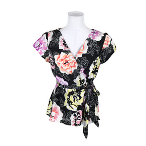 Unisex Dorothy Perkins - Lühikeste käistega pluus, suurus 38 - Must (1)