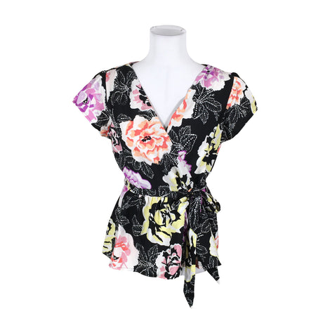 Unisex Dorothy Perkins - Lühikeste käistega pluus, suurus 38 - Must ()