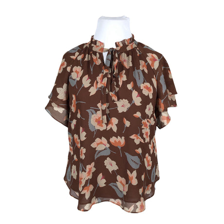 Unisex Lauren Ralph Lauren - Lühikeste käistega pluus, suurus 42 - Pruun ()