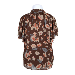 Unisex Lauren Ralph Lauren - Lühikeste käistega pluus, suurus 42 - Pruun (3)