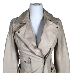 Unisex Karen Millen - Nahktagi, suurus 36 - Beige (3)