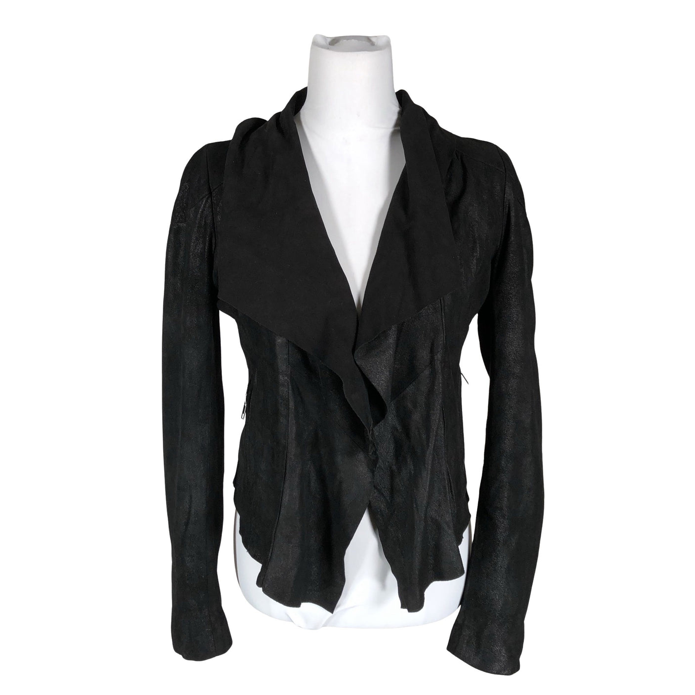 Unisex Maje - Nahktagi, suurus 38 - Must (1)