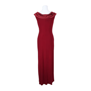 Unisex Lauren Ralph Lauren - Pidulik kleit, suurus 36 - Veinipunane (2)