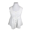 Unisex Rose Bud - Topp, suurus 42 - Valge ()