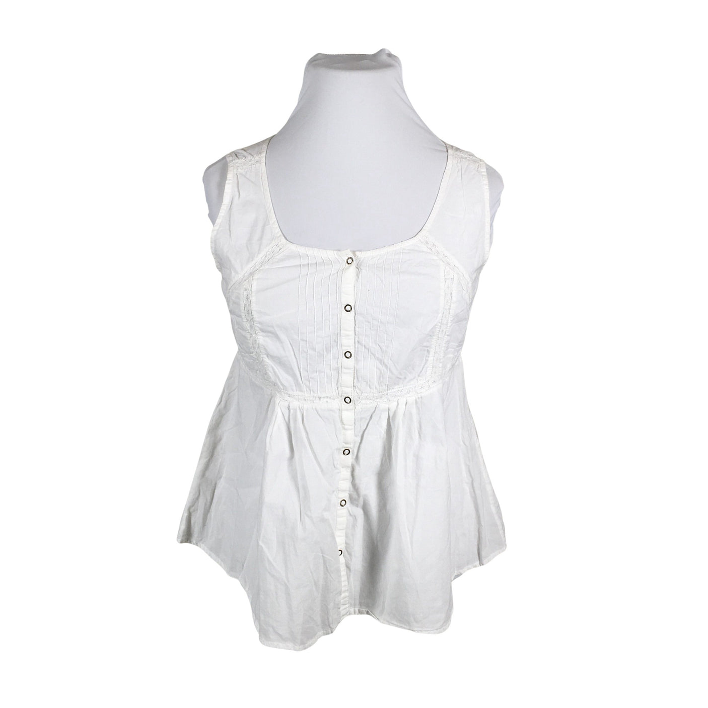 Unisex Rose Bud - Topp, suurus 42 - Valge (1)