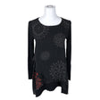 Unisex Desigual - Trikotaažist tuunika, suurus 36 - Must ()