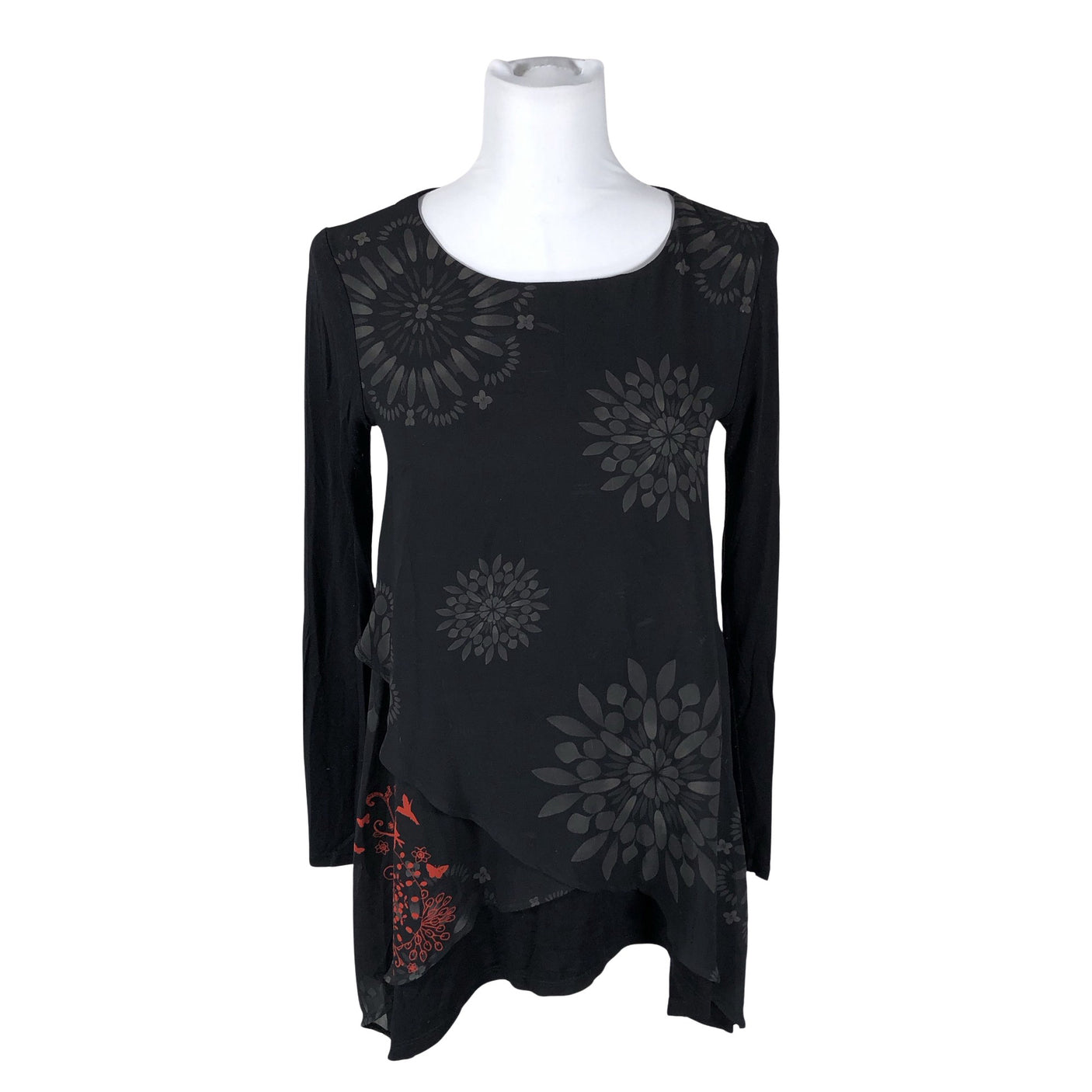 Unisex Desigual - Trikotaažist tuunika, suurus 36 - Must (1)