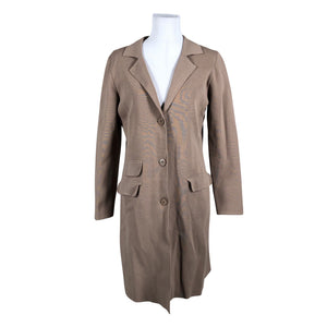 Unisex I Say - Dressikangast jakk, suurus 38 - Beige (1)