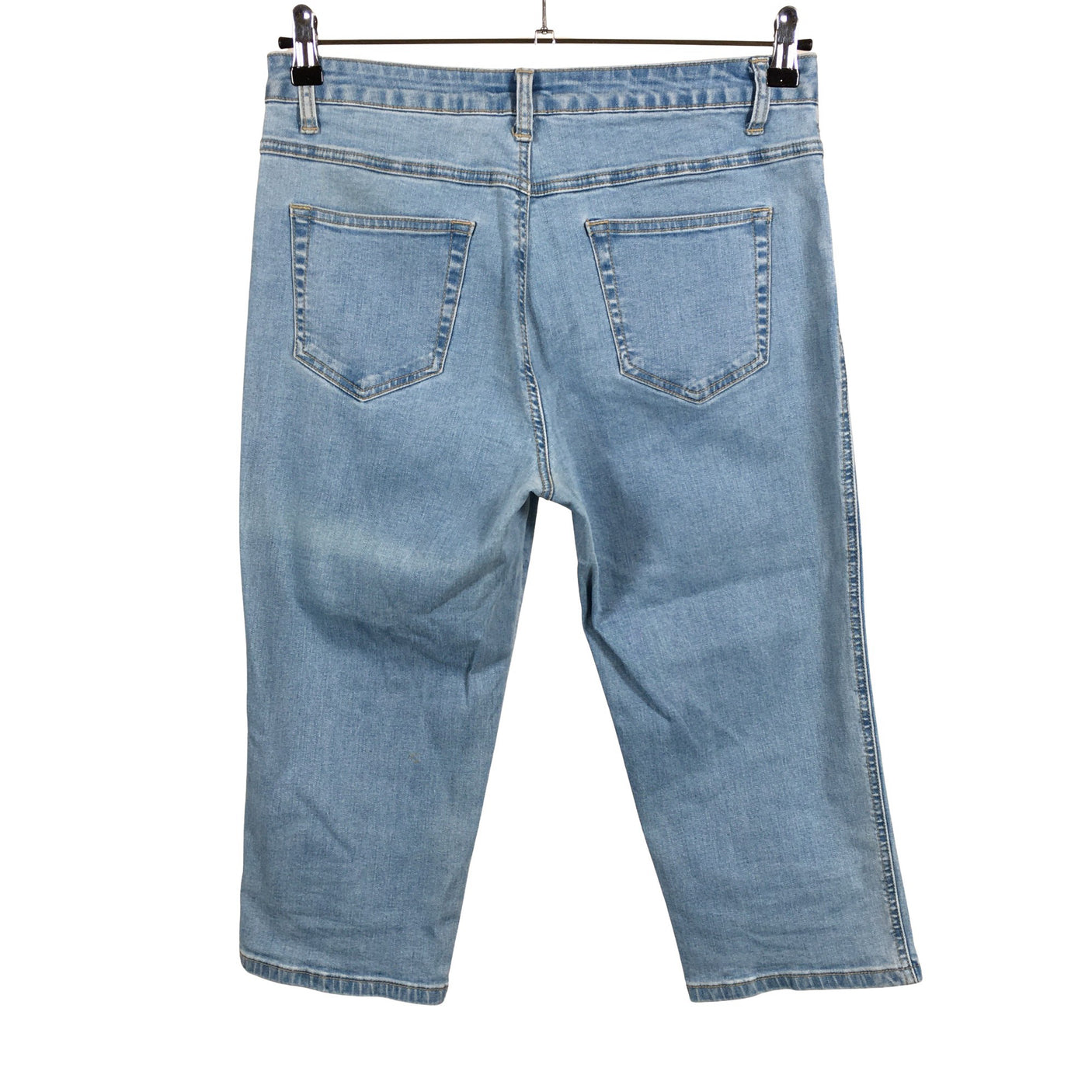 Unisex Eighty8 - Teksast poolpikad püksid, suurus 42 - Helesinine (2)