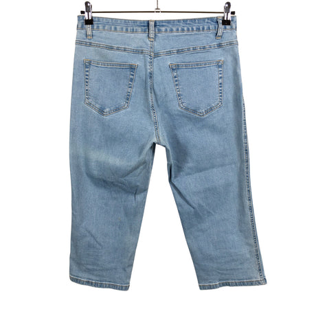 Unisex Eighty8 - Teksast poolpikad püksid, suurus 42 - Helesinine (2)