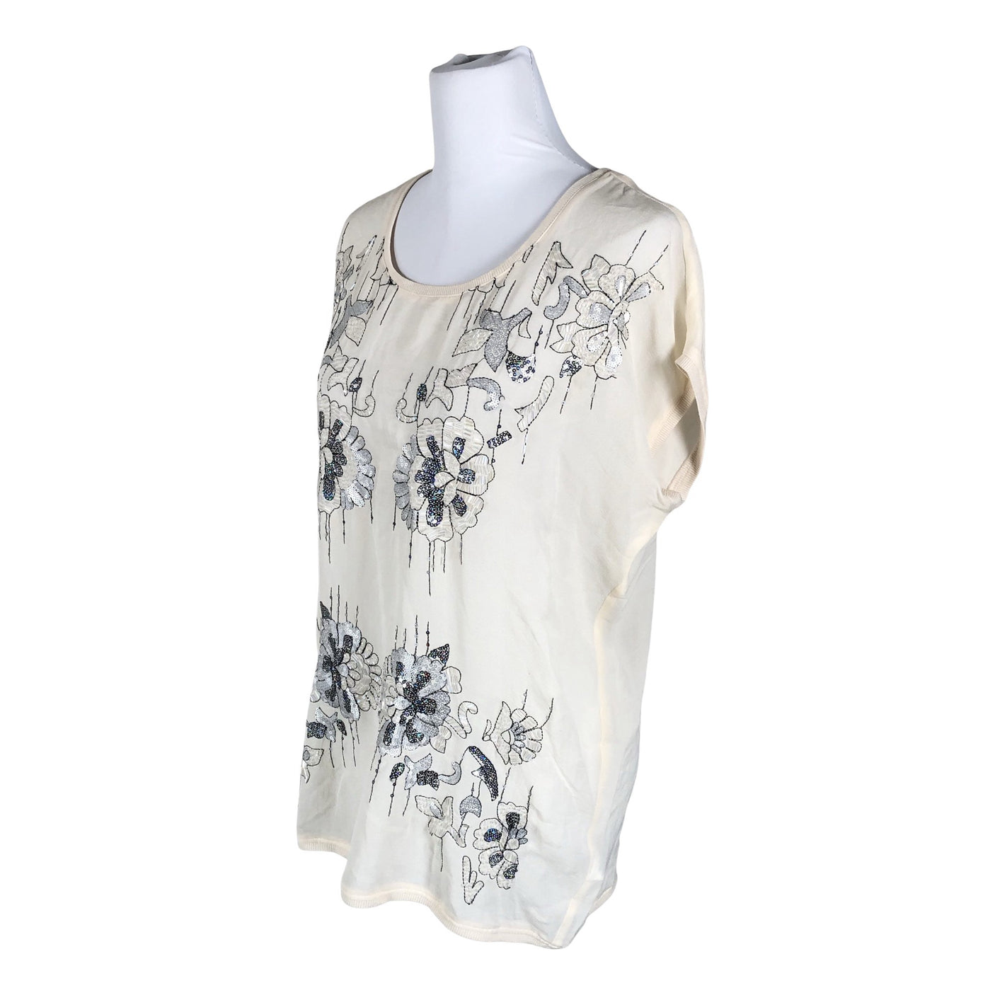 Unisex InWear - Lühikeste käistega pluus, suurus 36 - Valge (3)