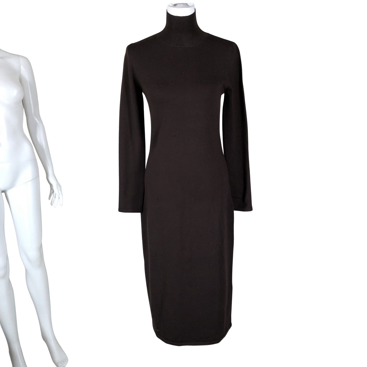 Unisex Weekend by MaxMara - Kootud kleit, suurus 38 - Pruun (1)