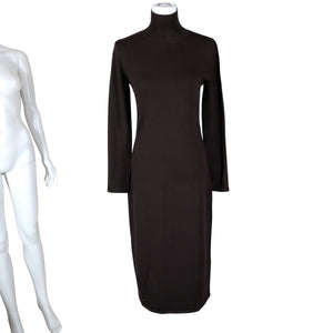 Unisex Weekend by MaxMara - Kootud kleit, suurus 38 - Pruun (1)