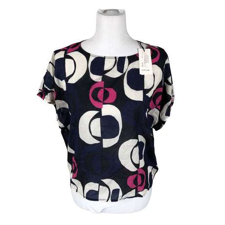 Unisex Opus - Lühikeste käistega pluus, suurus 36 - Sinine ()