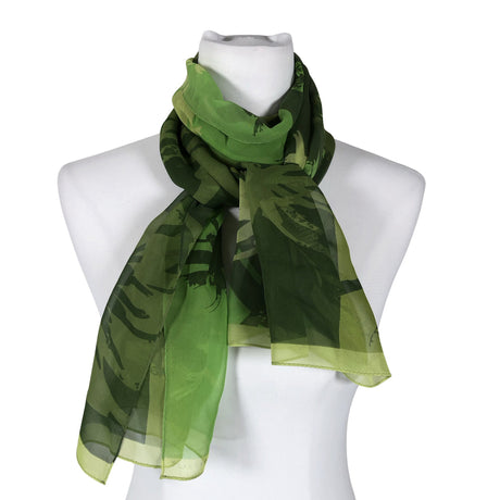 Unisex Marja Kurki - Õhuke sall, suurus Midi - Roheline ()