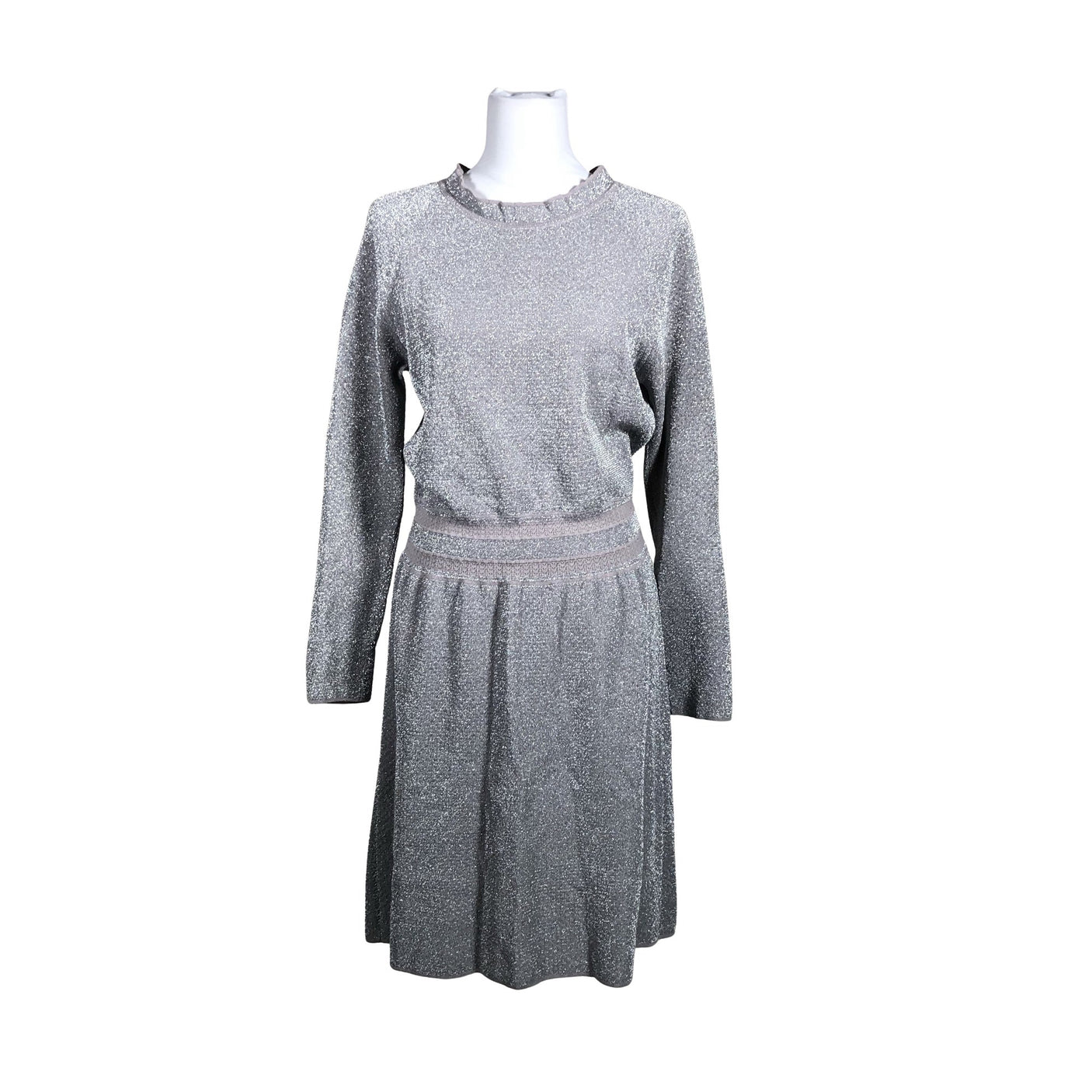 Unisex Tory Burch - Kootud kleit, suurus 40 - Hõbe (1)