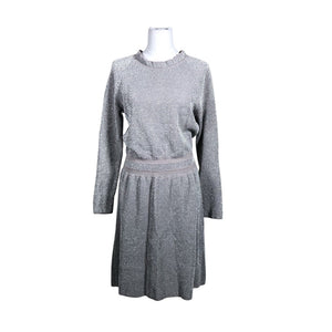 Unisex Tory Burch - Kootud kleit, suurus 40 - Hõbe (1)
