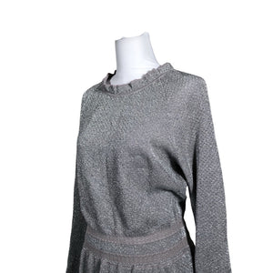 Unisex Tory Burch - Kootud kleit, suurus 40 - Hõbe (2)