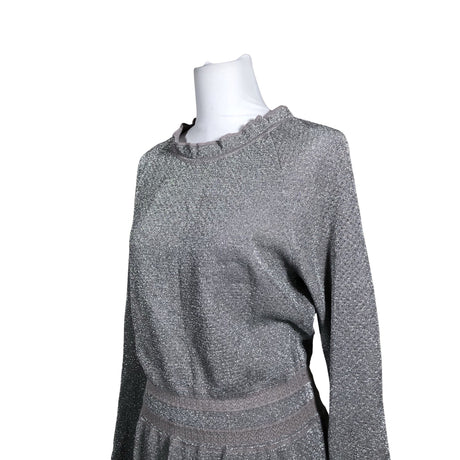 Unisex Tory Burch - Kootud kleit, suurus 40 - Hõbe (2)