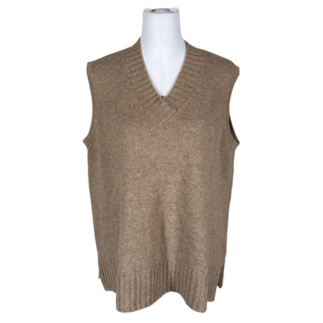 Unisex Davida - Kootud vest, suurus 40 - Pruun ()