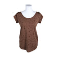 Unisex Maison Scotch - T-särk, suurus 36 - Pruun ()