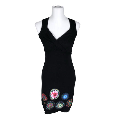Unisex Desigual - Kootud kleit, suurus 36 - Must ()