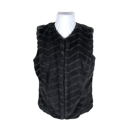 Unisex Micha - Kunstkarusnahast vest, suurus 44 - Hall ()